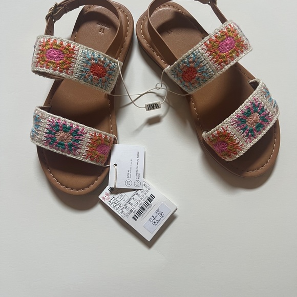 Girls Zara Crocheted Sandal size EU 31 - Picture 4 of 8